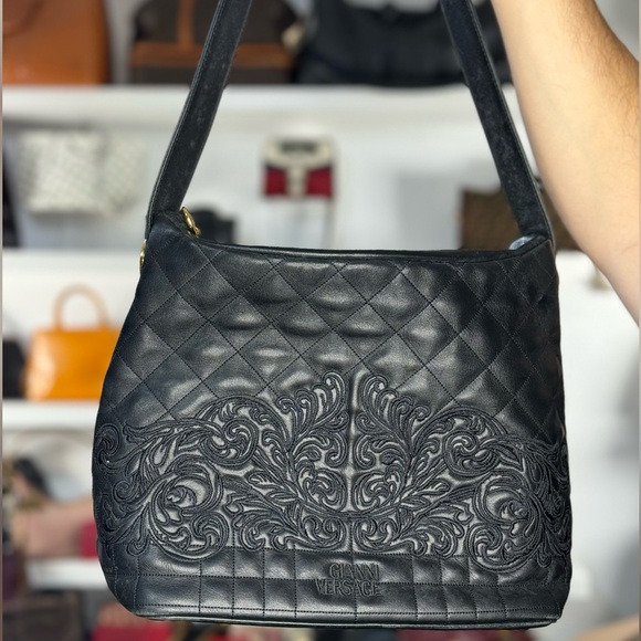 VERSACE QUILTED HOBO - Picture 1 of 1